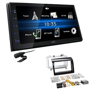 JVC Autoradio 2 DIN Bluetooth für Citroen Jumper Facelift piano black Canbus - Bild 1 von 5