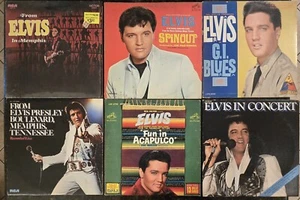 Lot of 6 Elvis Vinyl Albums LPs Spinout Acapulco G.I. Blues Concert - Picture 1 of 18