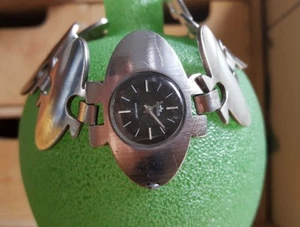 Arctos Uhr Damenuhr Silberuhr Vintage Armbanduhr Handaufzug Schmuckuhr Incabloc - Bild 1 von 10