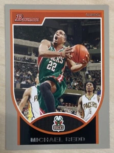 MICHAEL REDD - 2007-08 Bowman SILVER [098/199] #22 - MILWAUKEE BUCKS - Picture 1 of 2