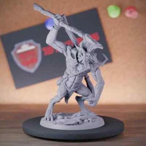 Monstruo Troll Miniatura Mazmorras y Dragones Mini DnD 5e TTRPG Pathfinder - Imagen 1 de 8