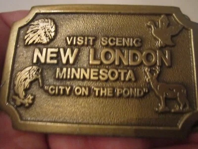 1981 VISIT SCENIC NEW LONDON BELT BUCKLE - HEAVY - LIMITED EDITION - GW-16 - Image 1 of 3