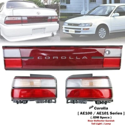 JUEGO DE 1 LUZ TRASERA Y REFLECTOR TOYOTA COROLLA AE100 AE101 SEG 1992~1995 Foto 1 de 4