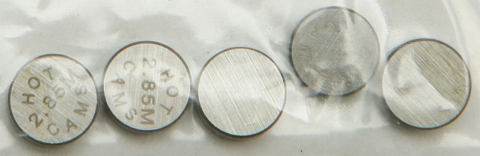 HOT CAMS 2018 RM-Z250 FITS SUZUKI VALVE SHIMS 7.48X2.85MM 5/PK 5PK748285 - Imagem 1 de 1