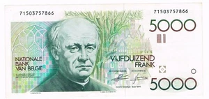 5000 Frank/Francs Type Guido Gezelle 1982-1994 Morin 109d UNC - Picture 1 of 2