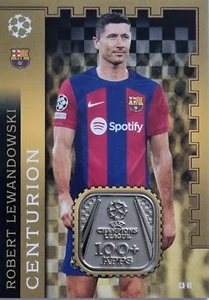 Topps Champions League Match Attax 2023/2024 -CENTURION CA-RL ROBERT LEWANDOWSKI - Picture 1 of 1