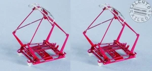 Vitrains 6053 coppia pantografi FS Tipo 52 con strisciante piano H0 1:87