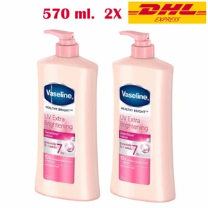 570 ml., Vaseline Healthy Bright UV Extra Brightening Lotion GlutaGlow Lotion 2X - Picture 1 of 8