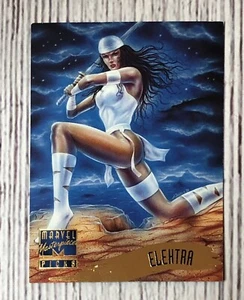 ELEKTRA 1995 Marvel Masterpieces (Fleer) BASE Trading Card #124 - Foto 1 di 4