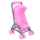 2 in 1 Baby Stroller Pram Model Kids Toy DIY Miniature Dollhouse Accessories AF