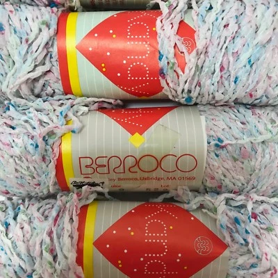 Berroco Kandy Hilado Algodón Nylon Acrílico Mezcla Tejer DK Color 09 Lote de 10 Foto 1 de 4