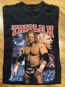 Triple H Wrestling schwarzes T-Shirt Baumwolle für Männer Tee alle Größen S-2345XL S6332 - Bild 1 von 3