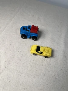 Lot Of 2 Transformers GEARS G1 Vintage 1984 Mini Vehicle Autobots Free Wheeler - Picture 1 of 8