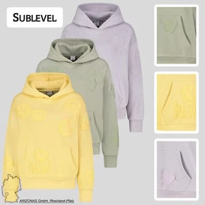 SUBLEVEL Unisex Hoodie mit Seitentaschen Print Kapuzenpullover mit 3D Aufdruck - Bild 1 von 10