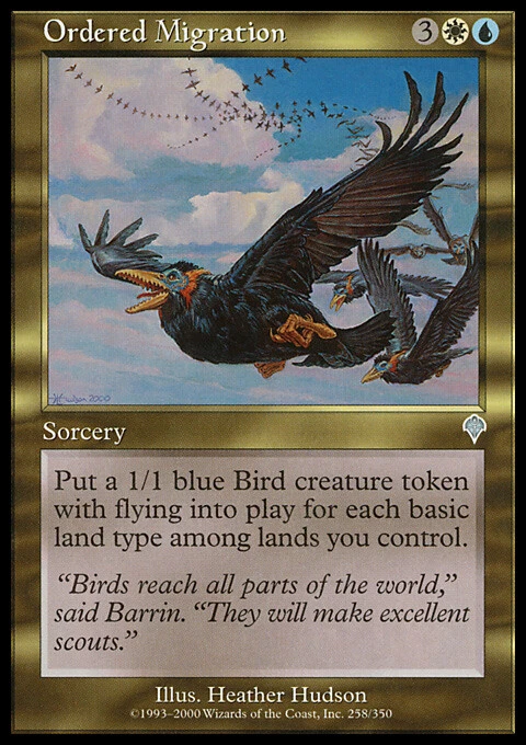 Magic the Gathering MTG Ordered Migration (258) Invasion   LP - Image 1 of 1