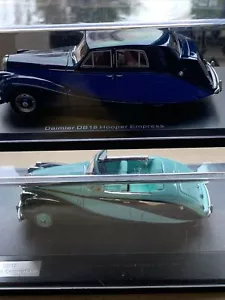 2 x DAIMLER DB18 HOOPER EMPRESS 1/43 RESIN CAR MODELS BY MATRIX & BEST OF SHOW - Picture 1 of 21