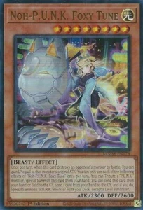Noh-P.U.N.K. Foxy Tune (BLMM-EN074) - Emblazoned Ultra Rare - 1st Edition - Picture 1 of 1
