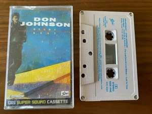 DON JOHNSON HEARTBEAT 1986 AUSTRALIAN RELEASE CASSETTE TAPE - Picture 1 of 2