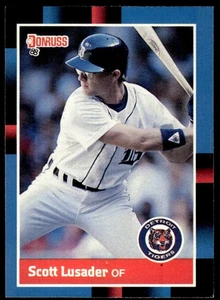 1988 Donruss Scott Lusader #615 RC Detroit Tigers - Picture 1 of 2