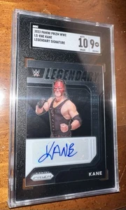 2022 Panini Prizm WWE Legendary Signatures Kane Autographed Card SGC 9 🔥 💎. - Picture 1 of 4
