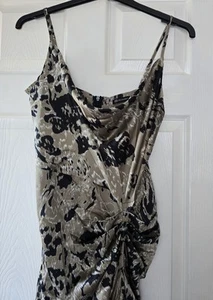 Bella Barnett Coler Print Spaghetti Strap Dress Size XL - Picture 1 of 9