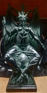 Large Baphomet Statue, Altar Statue, Devil Statue, Occult Items - Picture 1 of 4
