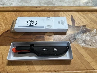 CUCHILLO DE CAZA RMEF BROWNING HOJA DE 6" CON VAINA, FUNDA ¡NUEVO!! Foto 1 de 4
