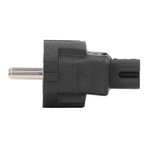 4x 2 Prong EU Plug To IEC320 C7 Power Adapter 4.8mm European Plug To IEC320 NEW - Afbeelding 1 van 12