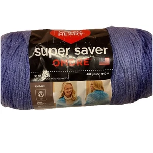 Red Heart Super Saver Ombre Baja Blue 10 oz/482 YDS Yds - Bild 1 von 7