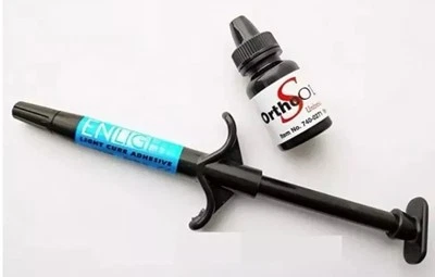 Ormco Kit Enlight Light Cure Adhesive 1 Syringe 4g + orthosolo Bond 5ml Primer