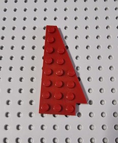 LEGO Wing Plate Plate 8x4 Dark Red Right Right Red Wedge Plate 3934 R2