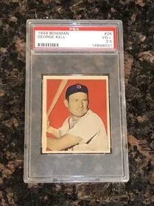 1949 Bowman George Kell #26 Baseball Card PSA 3.5 - Picture 1 of 2