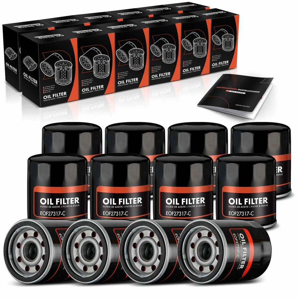 Filtro de aceite de motor de protección 12x 10 k millas para Acura Integra Dodge Stratus Honda Foto 1 de 4
