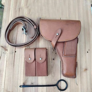 Original 1980 Surplus Chinese Army Type 54 TT Tokarev Pistol Leather Holster RAR - Picture 1 of 11