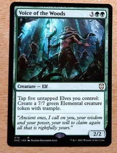 Mtg Magic: ELF Stimme des Waldes / Voice of the Woods, English, Nearmint - Bild 1 von 1