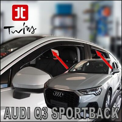 Set 4 Déflecteurs De Vent Pluie Air Teintées Audi Q3 Sportback F3 F3N Dep. 2019 • 39.99€