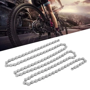 VG Sports 11 Speed Bike Chain Lightweight Half Hollow 1/2x11/128 Inch 116 Links - Picture 1 of 12