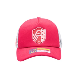 St. Louis SC 'Fog' Trucker Style Snapback Hat - Red / White - MLS - Picture 1 of 5