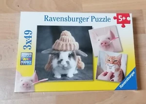 Ravensburger Puzzle 3x49 Teile 17,8x17,8cm Witzige Tierportraits 2017 *OVP* - Bild 1 von 5