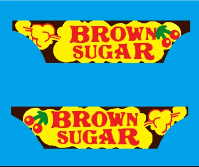 Matchbox Superfast No VII Brown Sugar STIKERS Dodge Charger Cosmic Blues  NO CAR - image 1 of 3