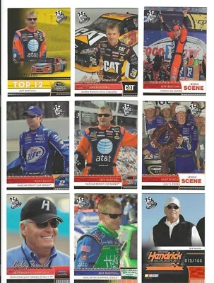 2009 Press Pass GOLD HOLOFOIL #113 Jeff Burton #073/100! ONE CARD ONLY!  - Image 1 of 4