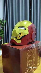 AUTOKING 1:1 Wearable JARVIS Voice Control Cosplay Iron Man MK5 Helmet Mask Gift - Picture 1 of 5