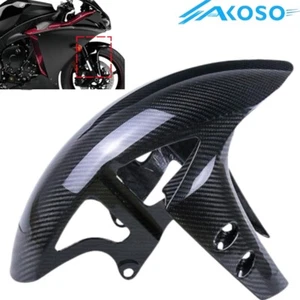 Carbon Fiber For R1 2009-2024 Front Fender Hugger Mudguard R6 MT10/FZ10 2016+ - Picture 1 of 13