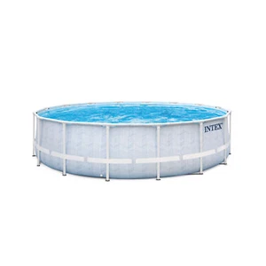 INTEX Frame Pool Set 26746GN 488x122cm mit Pumpe Leiter Plane Abdeckung - Bild 1 von 9