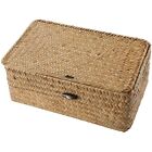 Seagrass Hand Woven Storage Box Storage Box Storage Basket Makeup Organizer Mul