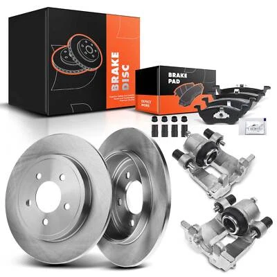 Rear Disc Rotor & Brake Pads + Caliper for Ford Escape Mercury Mariner 2005-2008 - Изображение 1 из 4