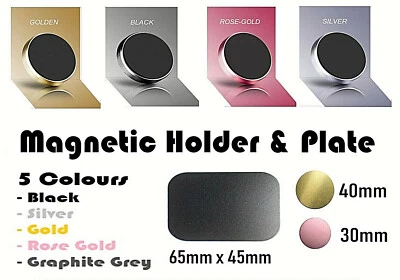 Magnetic Car Holder Plate Metal Plate and Magnet Phone Holder Disc Mount GoPro - Image 1 of 4
