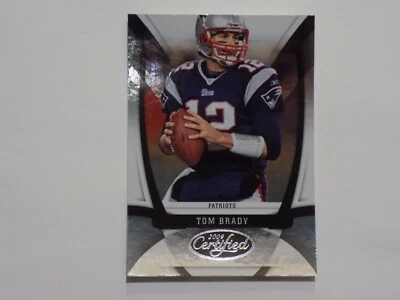 2009 Donruss Certified Tom Brady Patriots Card #74 GOAT - Image 1 of 2