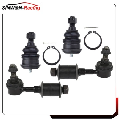 For 1996-1999 Infiniti I30 Nissan Maxima 4Pcs Ball Joints Anti Sway Bar Linkage - Image 1 of 4