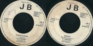 Record 45 RPM P J Proby - S0MEWHERE Maria - Picture 1 of 1